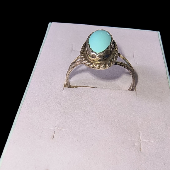 Southwestern Signed CB Sterling Silver Ring – Split Shank Design - Picture 8 of 12